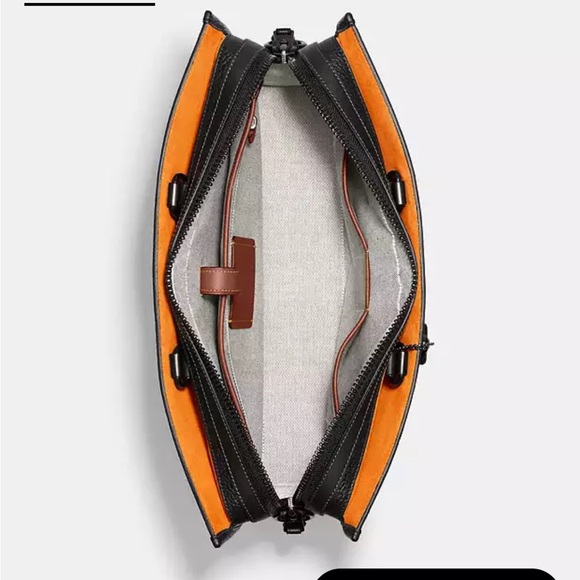 NWT Coach Rogue Brief In Regenerative Leather - Picture 4 of 9